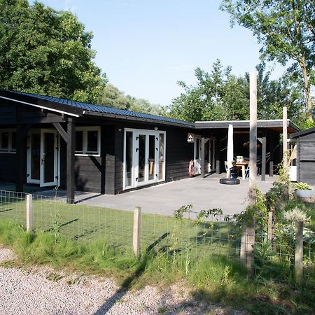 Luxe En Ruim Chalet Met Airco Bij Leekstermeer Matsloot Eksteriør bilde