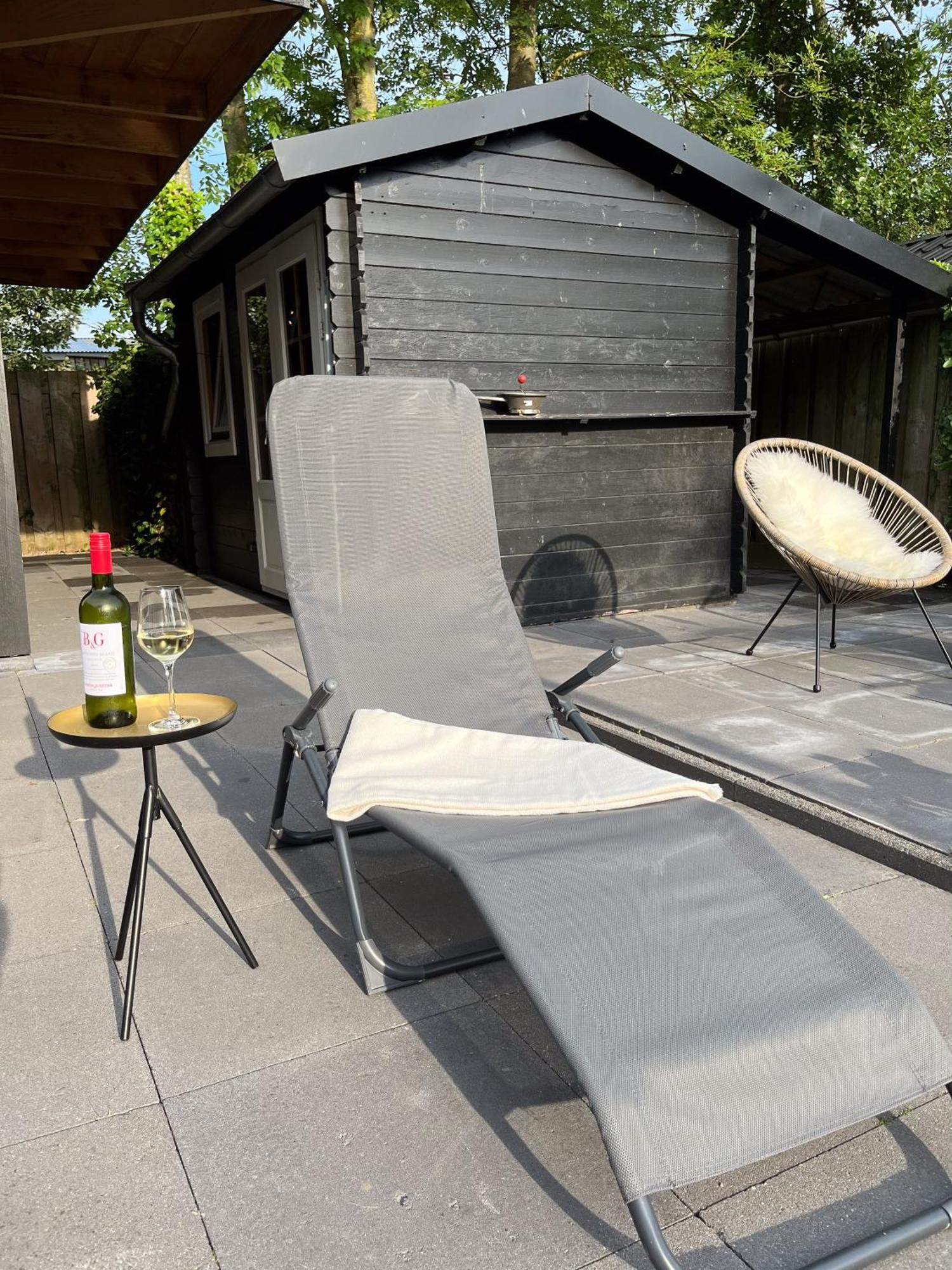 Luxe En Ruim Chalet Met Airco Bij Leekstermeer Matsloot Eksteriør bilde