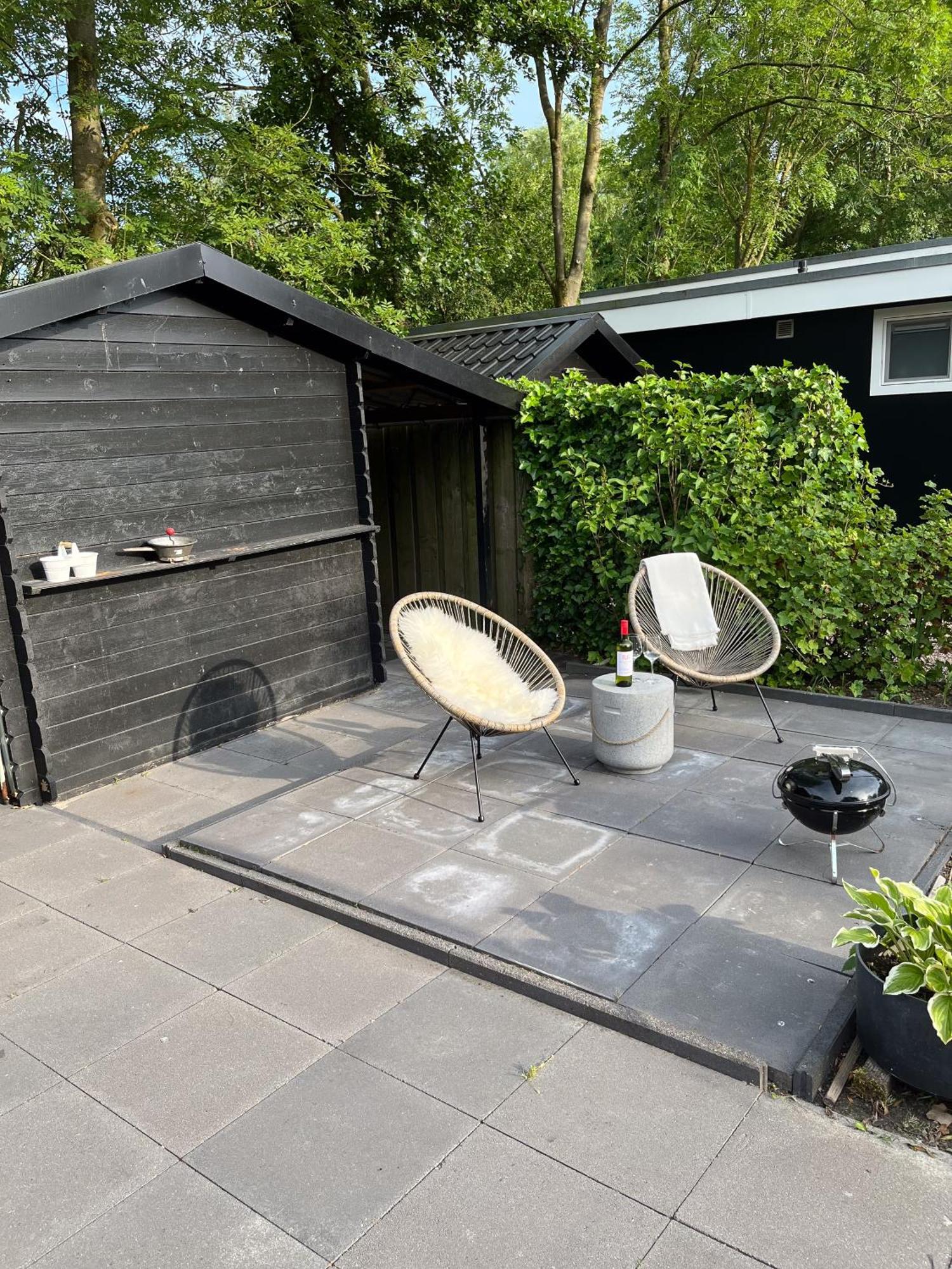Luxe En Ruim Chalet Met Airco Bij Leekstermeer Matsloot Eksteriør bilde
